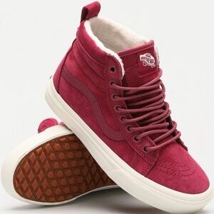 Vans Sk8-Hi Mte‎ Suede Sneaker Dry Rose Size 5 Women